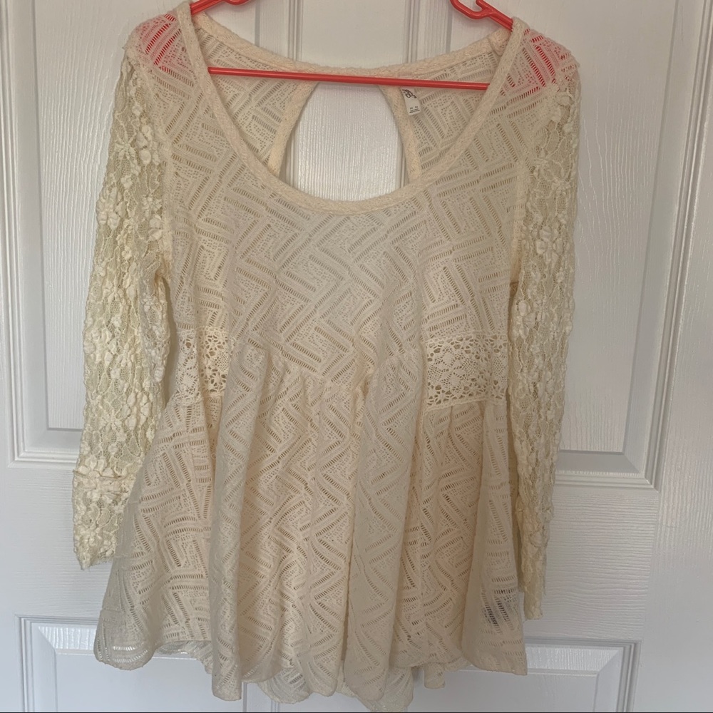 Free People Peplum Style Top